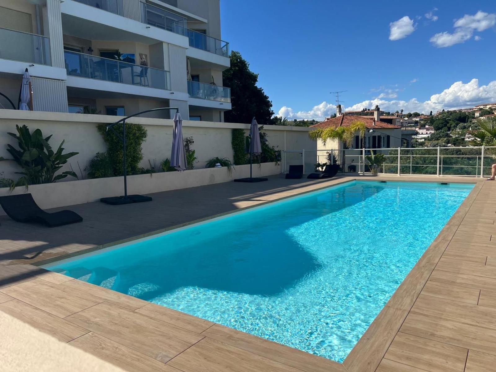 Panoramic Sea View Appartment Blue Pearl Nisa Exterior foto